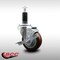 Service Caster 3.5'' SS Maroon Poly Swivel 1-1/8'' Expanding Stem Caster with Brake SCC-SSEX20S3514-PPUB-MRN-TLB-118 - alternate 4